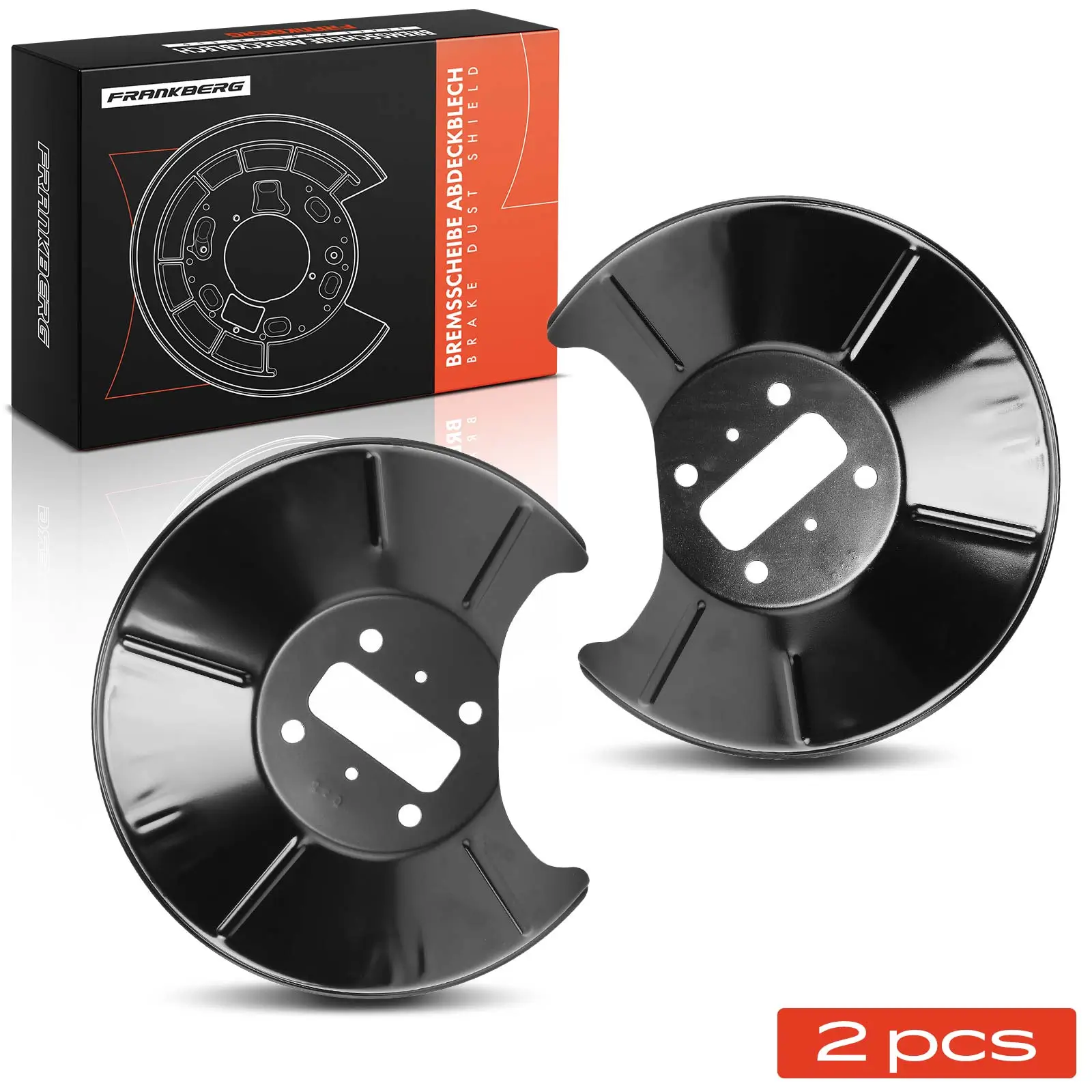 Spritzblech, Bremsscheibe Hinterachse beidseitig Frankberg 5481FB0032586