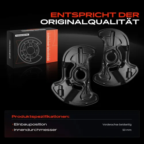 Spritzblech, Bremsscheibe Vorderachse beidseitig Frankberg 5481FB0032597 Bild Spritzblech, Bremsscheibe Vorderachse beidseitig Frankberg 5481FB0032597