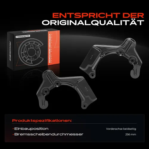 Spritzblech, Bremsscheibe Vorderachse beidseitig Frankberg 5481FB0032607 Bild Spritzblech, Bremsscheibe Vorderachse beidseitig Frankberg 5481FB0032607