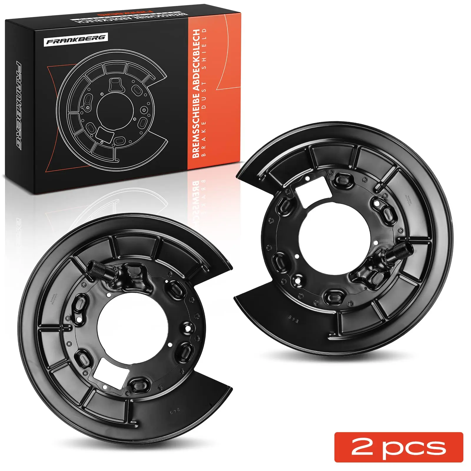 Spritzblech, Bremsscheibe Hinterachse beidseitig Frankberg 5481FB0032610