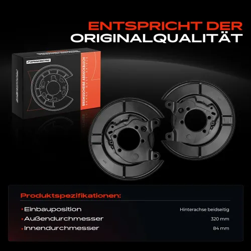 Spritzblech, Bremsscheibe Hinterachse beidseitig Frankberg 5481FB0032619 Bild Spritzblech, Bremsscheibe Hinterachse beidseitig Frankberg 5481FB0032619