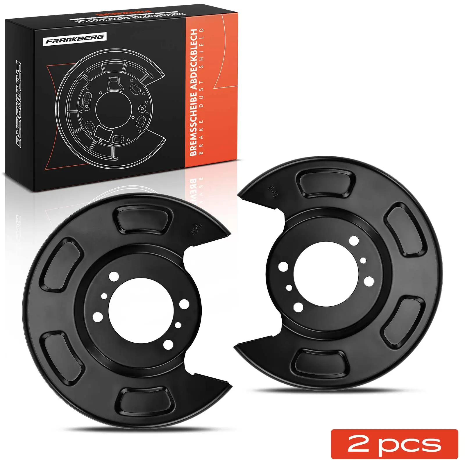 Spritzblech, Bremsscheibe Hinterachse beidseitig Frankberg 5481FB0032654