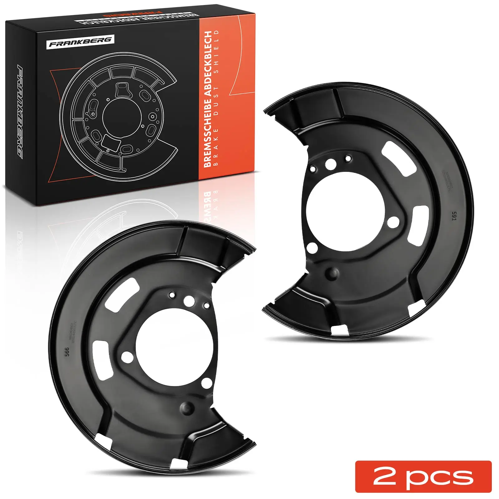 Spritzblech, Bremsscheibe Vorderachse beidseitig Frankberg 5481FB0032656