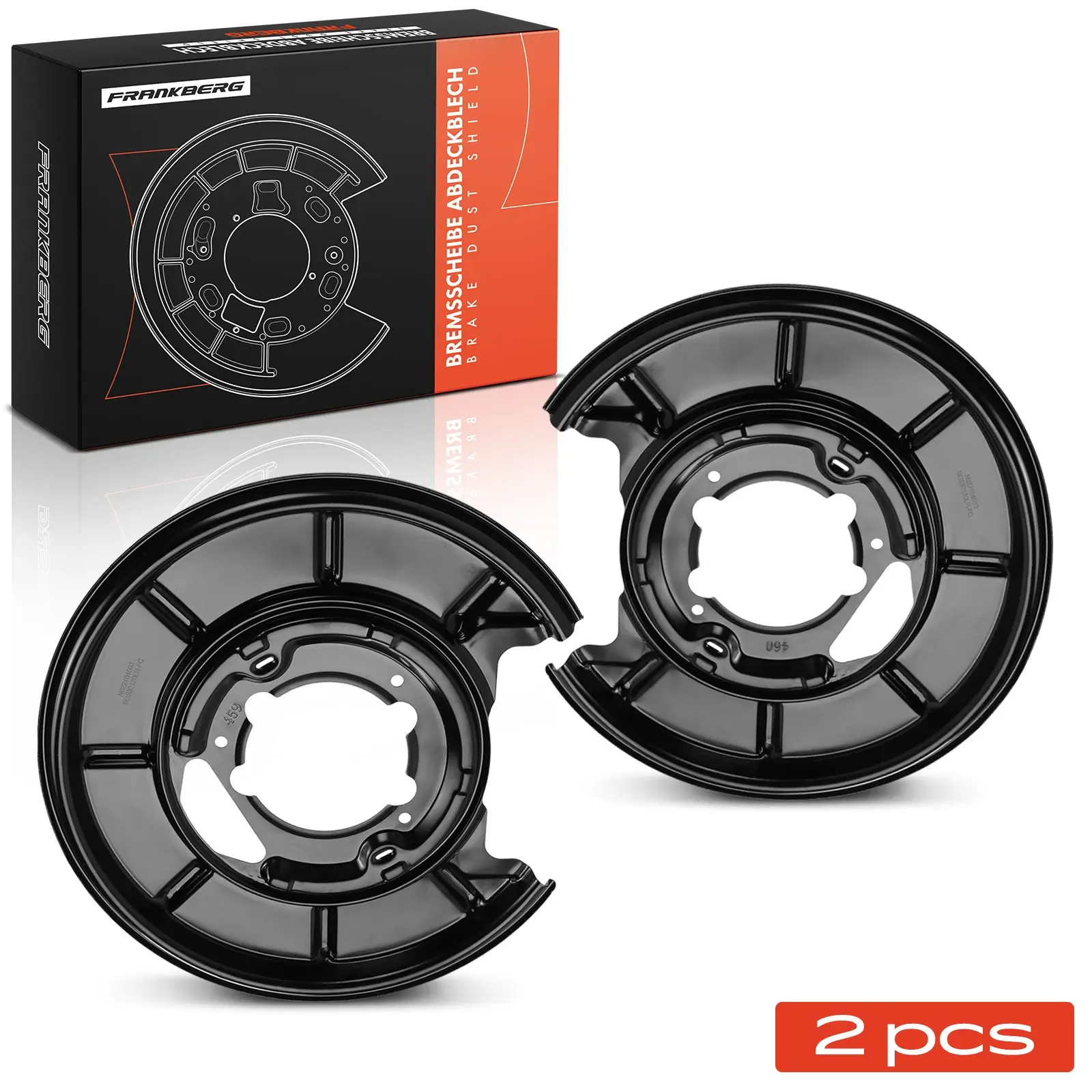 Spritzblech, Bremsscheibe Hinterachse beidseitig Frankberg 5481FB0032659