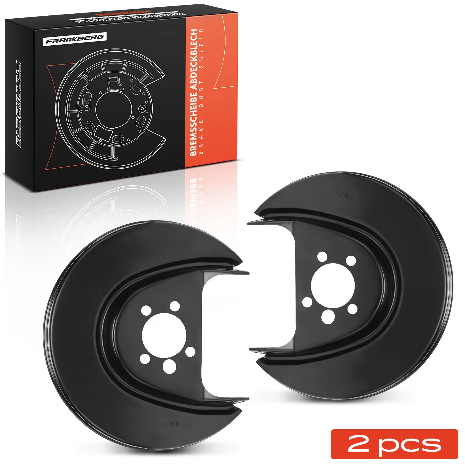 Spritzblech, Bremsscheibe Hinterachse beidseitig Frankberg 5481FB0032682