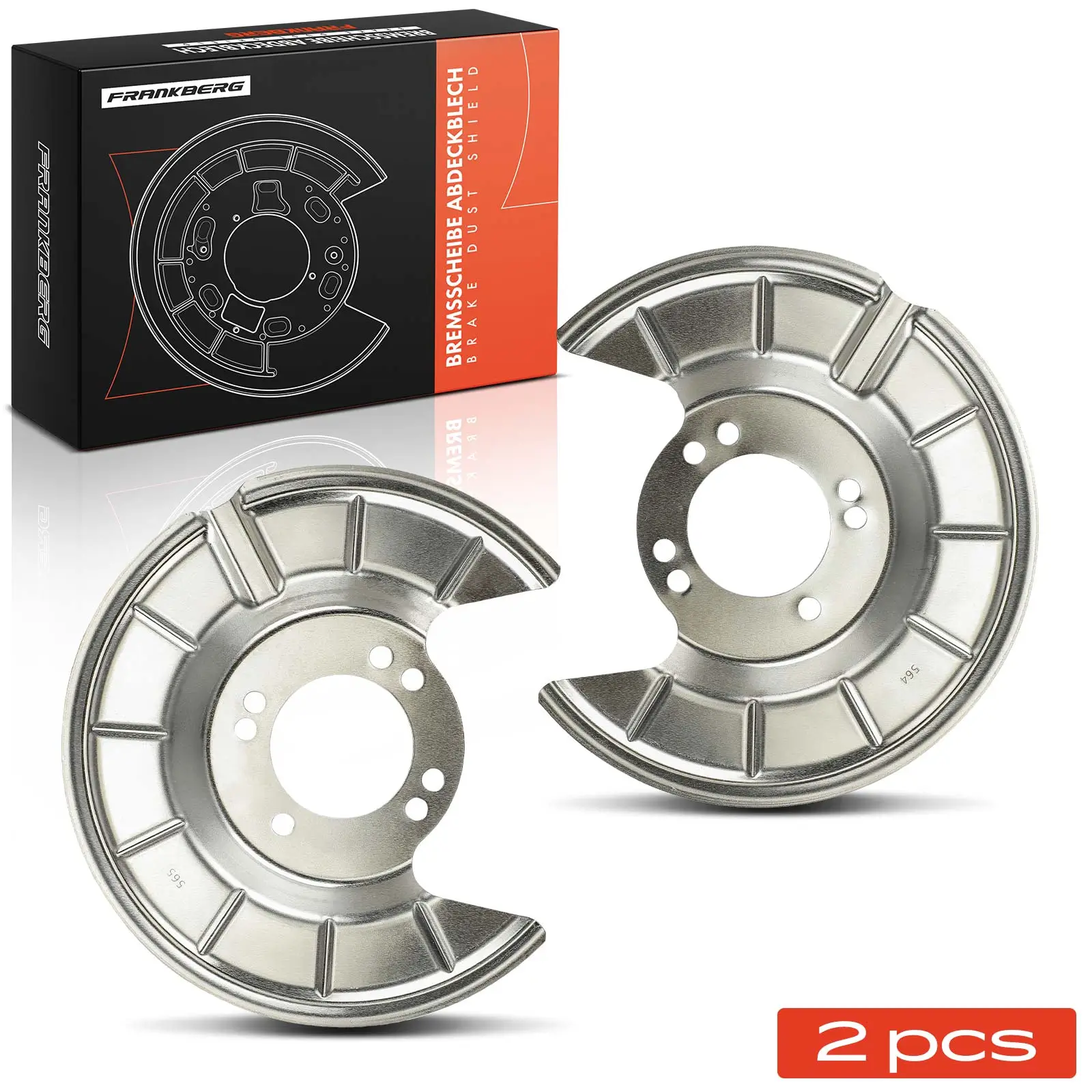 Spritzblech, Bremsscheibe Hinterachse beidseitig Frankberg 5481FB0032686