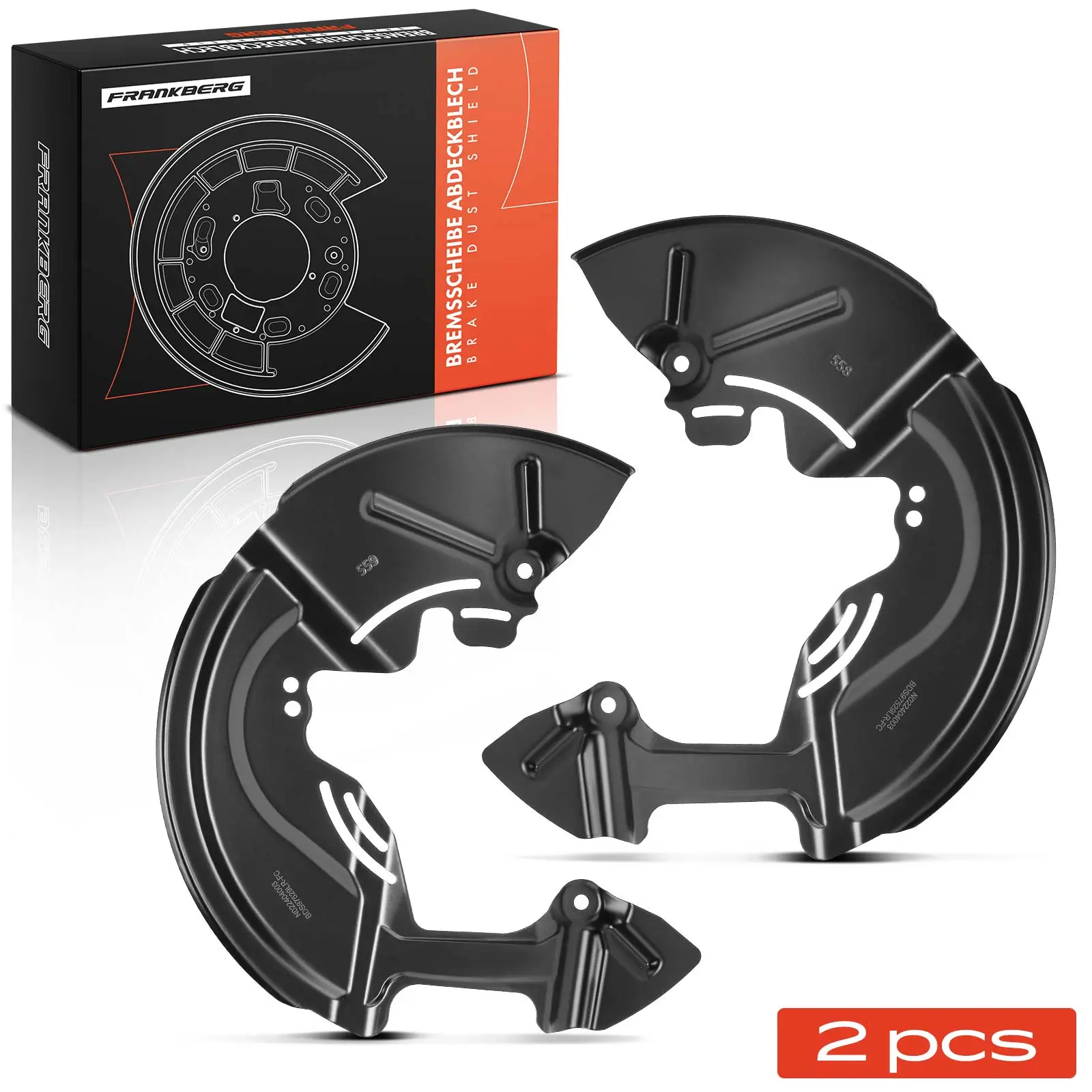 Spritzblech, Bremsscheibe Vorderachse beidseitig Frankberg 5481FB0032687