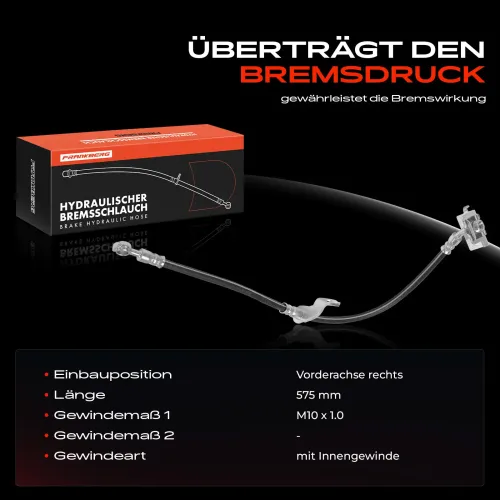 Bremsschlauch Vorderachse rechts Frankberg 5481FB0032697 Bild Bremsschlauch Vorderachse rechts Frankberg 5481FB0032697