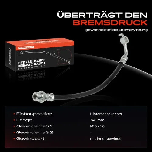 Bremsschlauch Hinterachse rechts Frankberg 5481FB0032738 Bild Bremsschlauch Hinterachse rechts Frankberg 5481FB0032738
