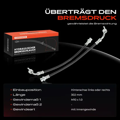 Bremsschlauch Hinterachse beidseitig Frankberg 5481FB0032740 Bild Bremsschlauch Hinterachse beidseitig Frankberg 5481FB0032740
