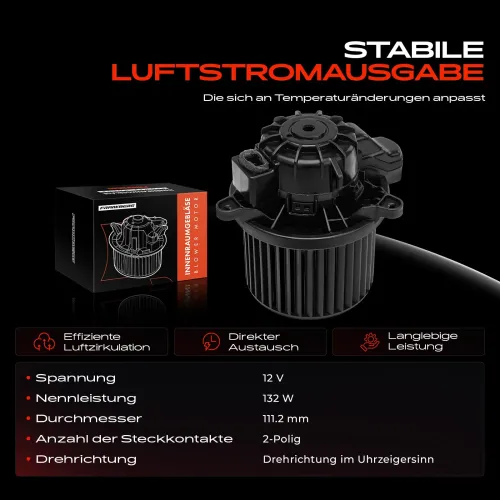 Innenraumgebläse 12 V Frankberg 5481FB0032767 Bild Innenraumgebläse 12 V Frankberg 5481FB0032767