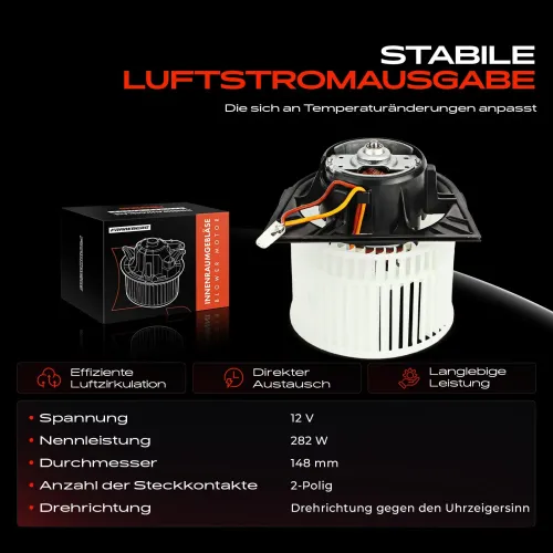 Innenraumgebläse 12 V Frankberg 5481FB0032775 Bild Innenraumgebläse 12 V Frankberg 5481FB0032775
