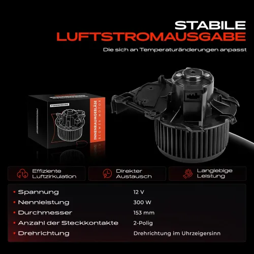 Innenraumgebläse 12 V Frankberg 5481FB0032778 Bild Innenraumgebläse 12 V Frankberg 5481FB0032778