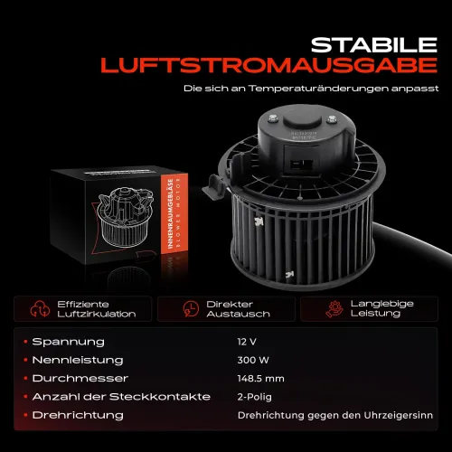 Innenraumgebläse 12 V Frankberg 5481FB0032789 Bild Innenraumgebläse 12 V Frankberg 5481FB0032789