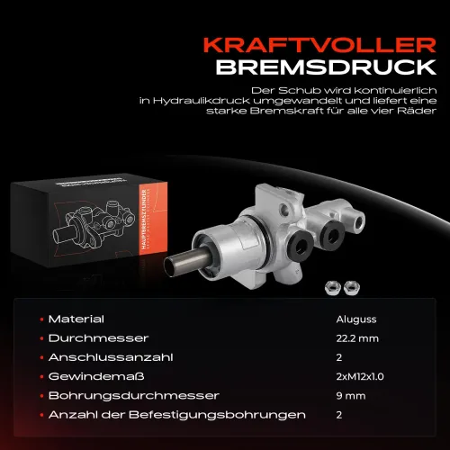 Hauptbremszylinder Frankberg 5481FB0032801 Bild Hauptbremszylinder Frankberg 5481FB0032801