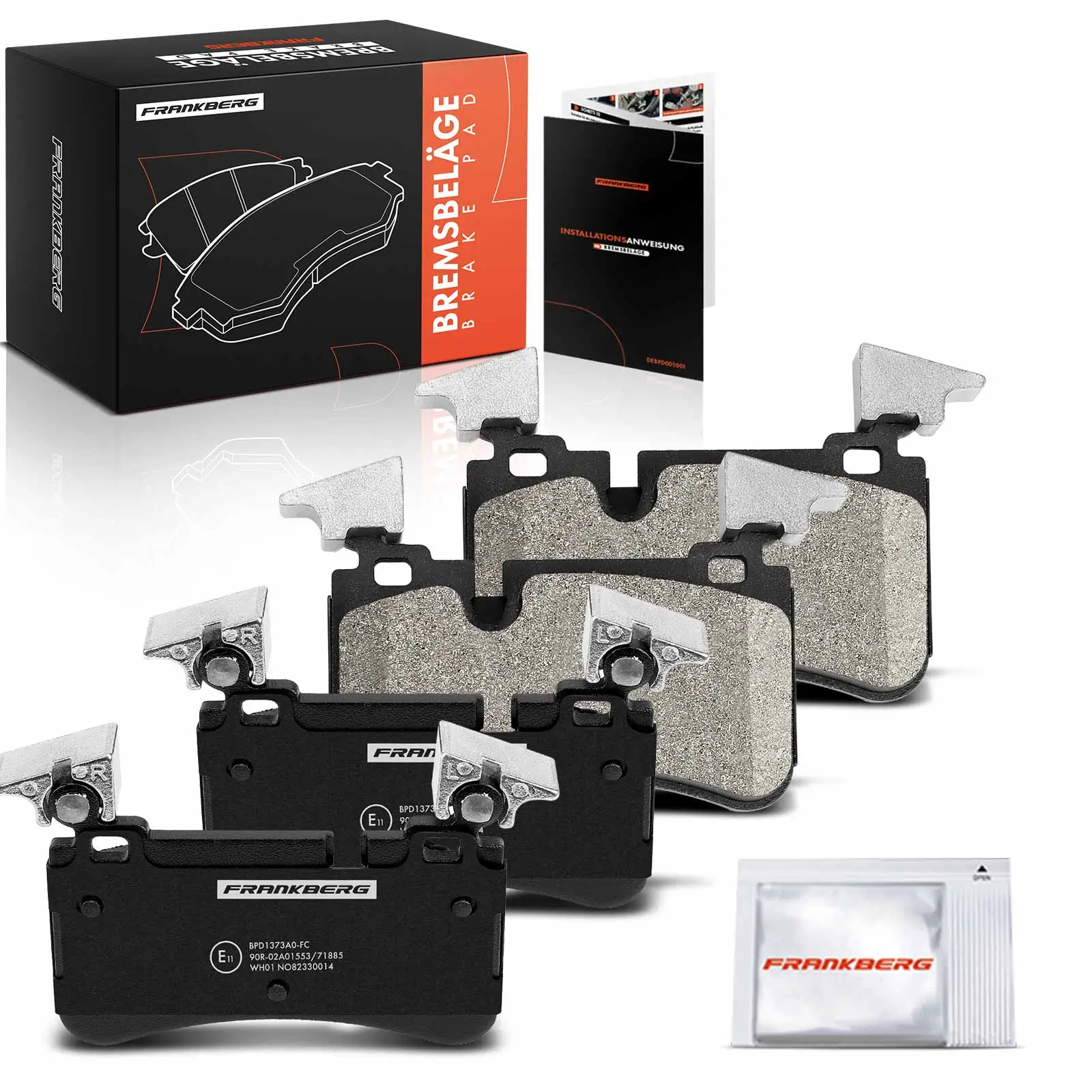 Bremsbelagsatz, Scheibenbremse Hinterachse beidseitig Frankberg 5481FB0032873
