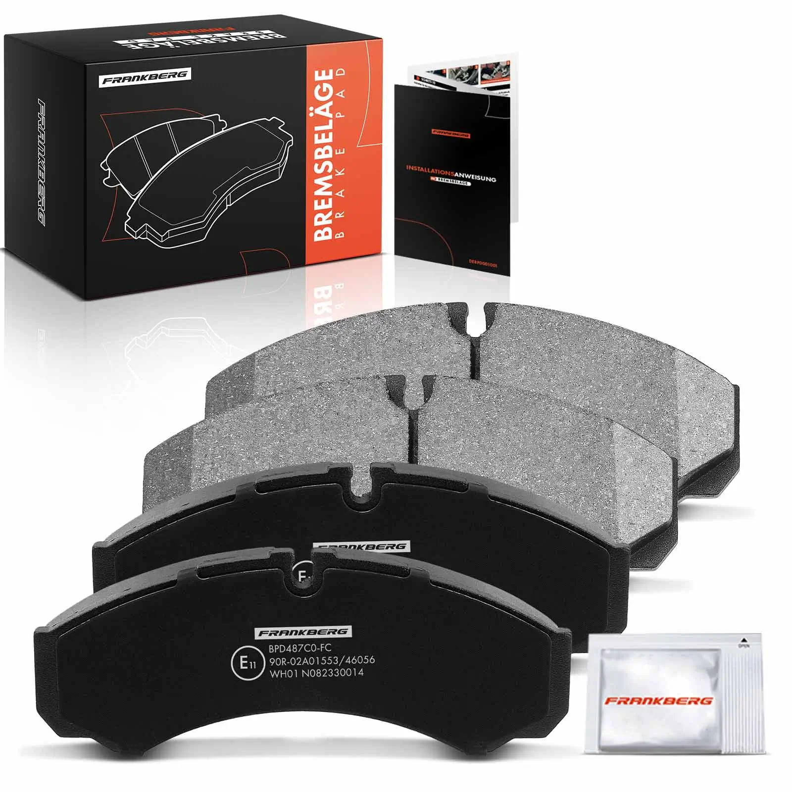 Bremsbelagsatz, Scheibenbremse Hinterachse beidseitig Frankberg 5481FB0032979
