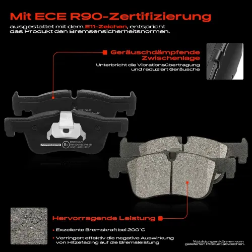 Bremsensatz, Scheibenbremse Vorderachse Frankberg 5481FB0033175 Bild Bremsensatz, Scheibenbremse Vorderachse Frankberg 5481FB0033175