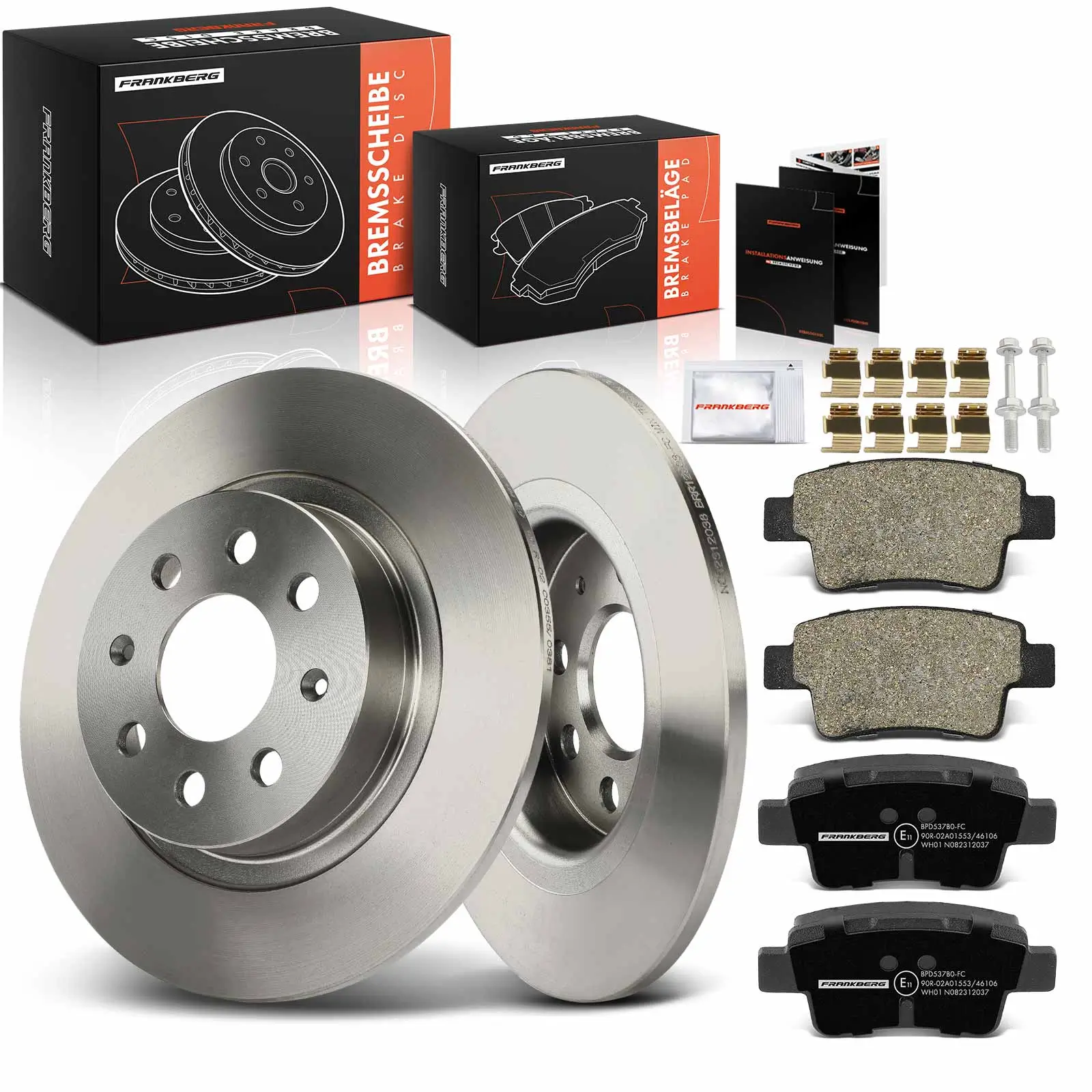 Bremsensatz, Scheibenbremse Hinterachse Frankberg 5481FB0033179