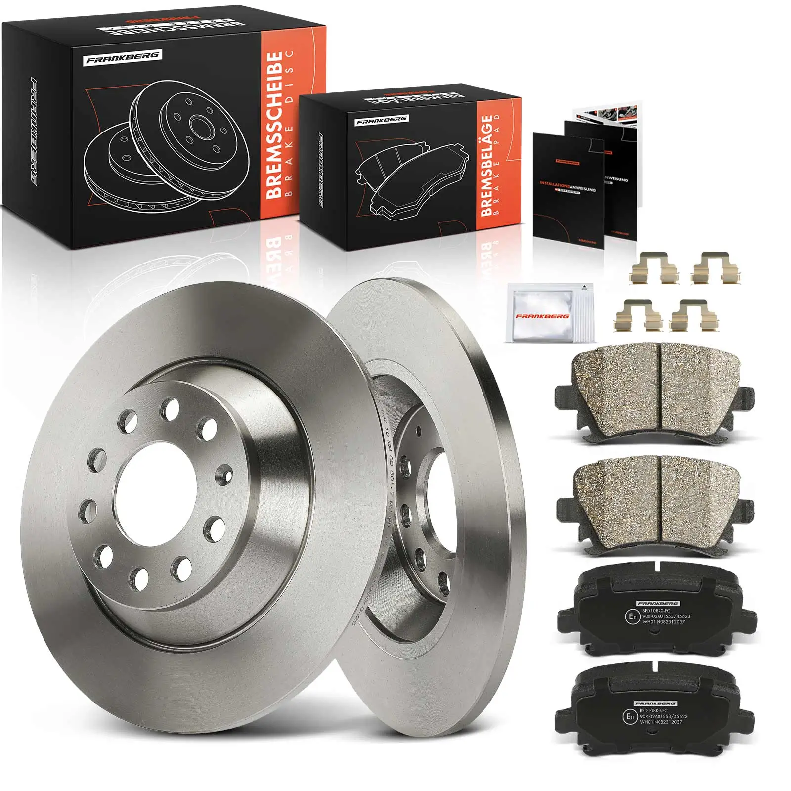 Bremsensatz, Scheibenbremse Hinterachse Frankberg 5481FB0033186