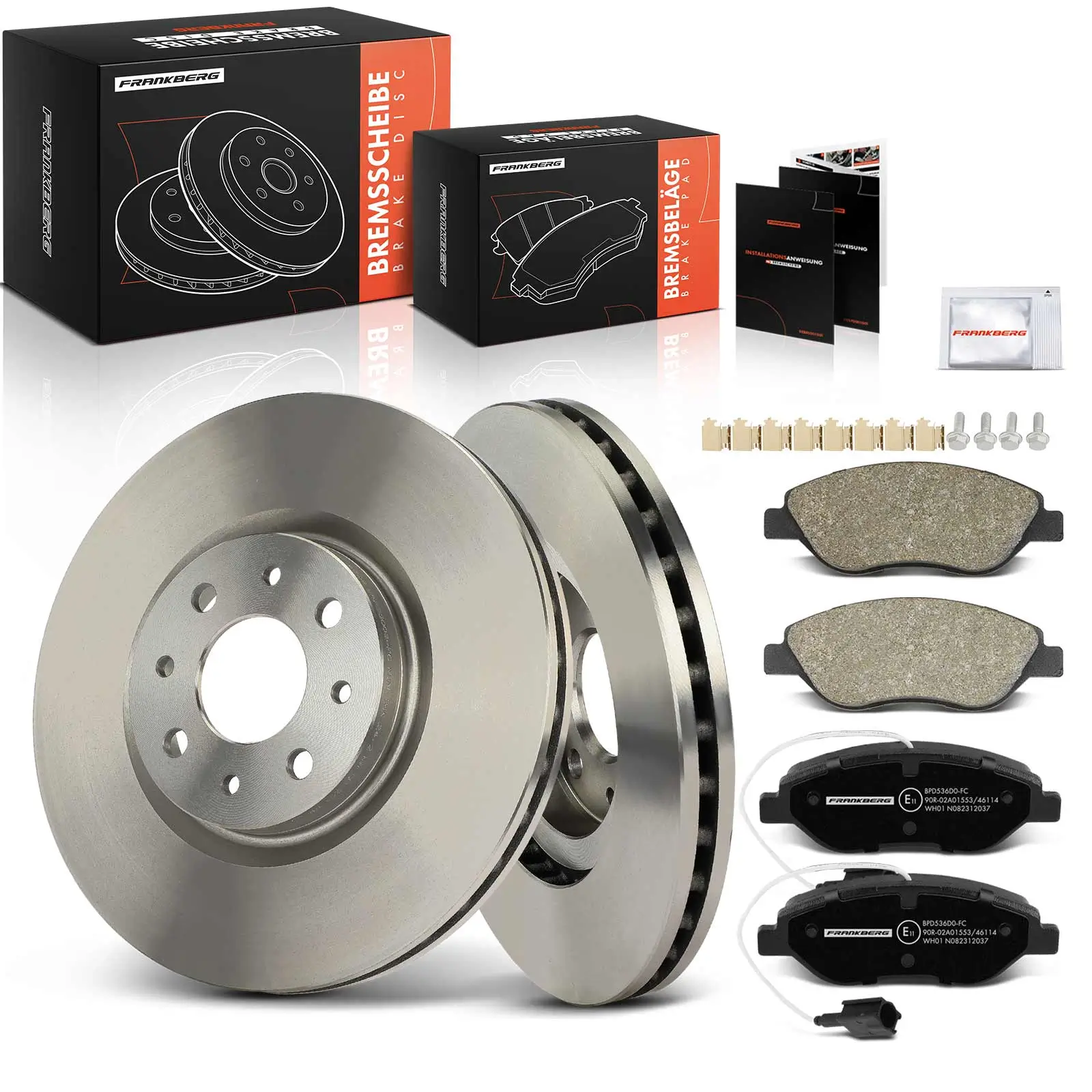 Bremsensatz, Scheibenbremse Vorderachse Frankberg 5481FB0033187