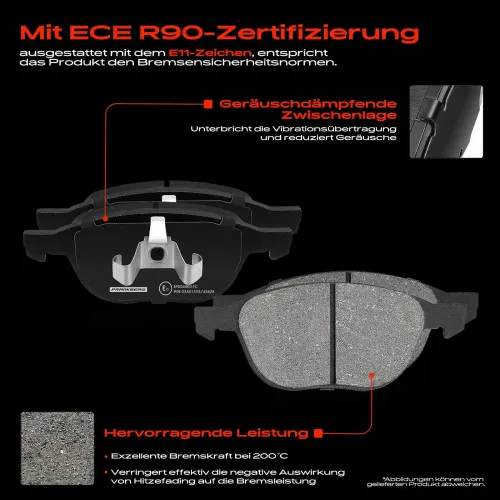 Bremsensatz, Scheibenbremse Vorderachse Frankberg 5481FB0033193 Bild Bremsensatz, Scheibenbremse Vorderachse Frankberg 5481FB0033193
