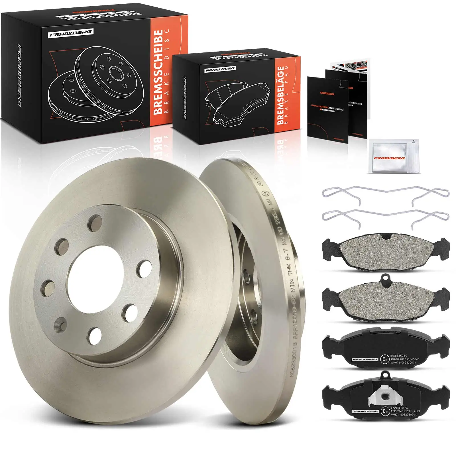 Bremsensatz, Scheibenbremse Vorderachse Frankberg 5481FB0033201