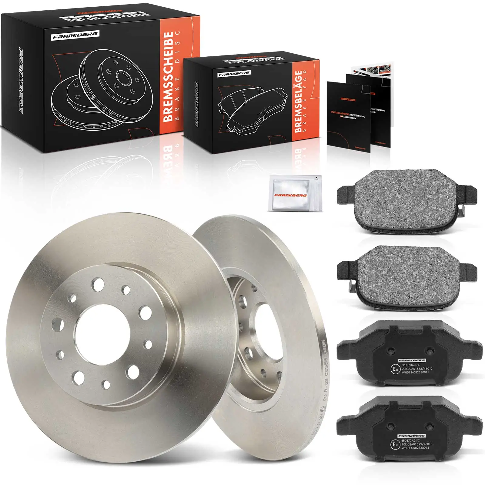 Bremsensatz, Scheibenbremse Hinterachse Frankberg 5481FB0033214