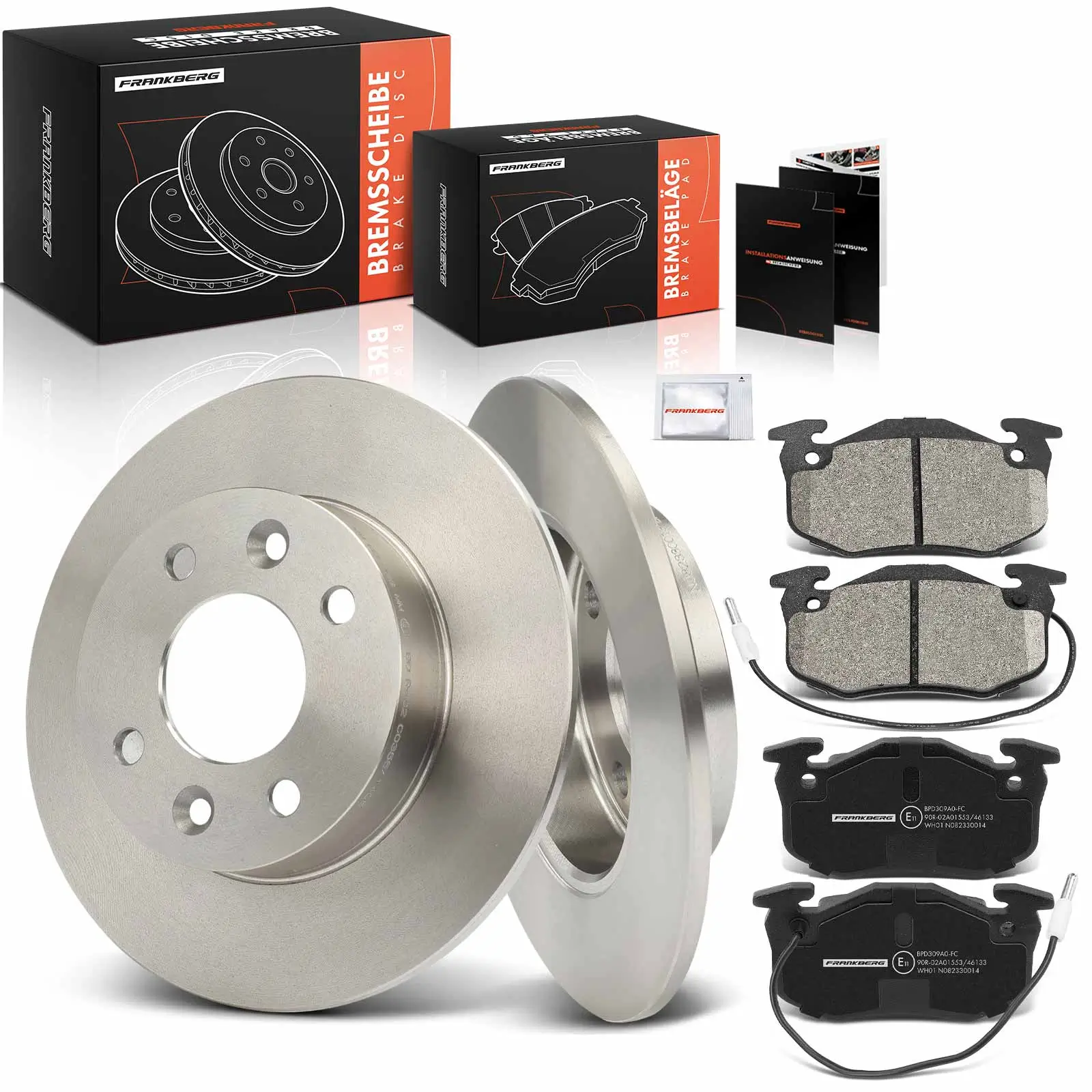 Bremsensatz, Scheibenbremse Vorderachse Frankberg 5481FB0033219