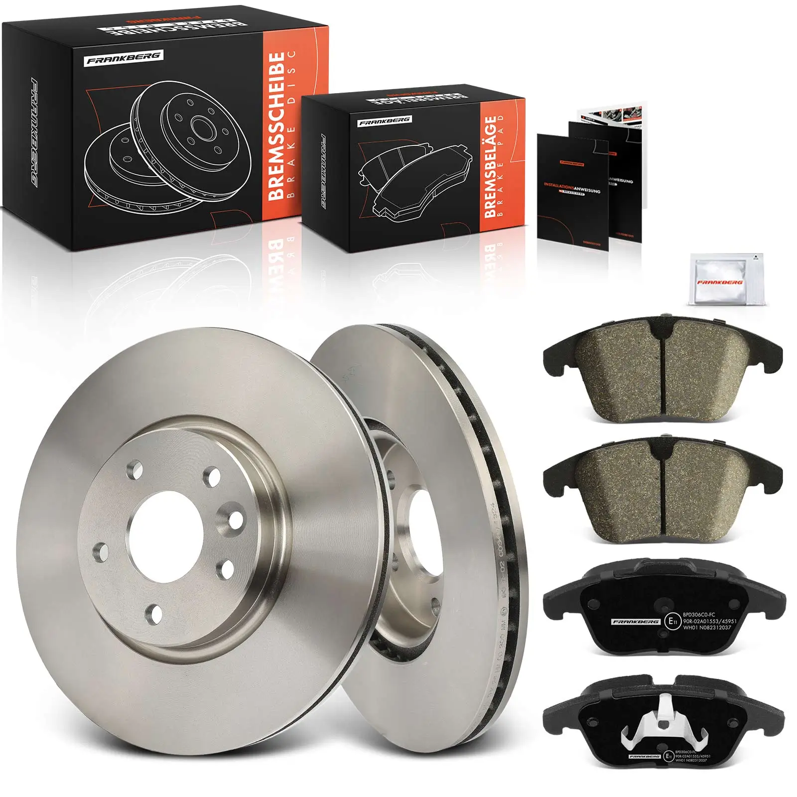 Bremsensatz, Scheibenbremse Vorderachse Frankberg 5481FB0033224