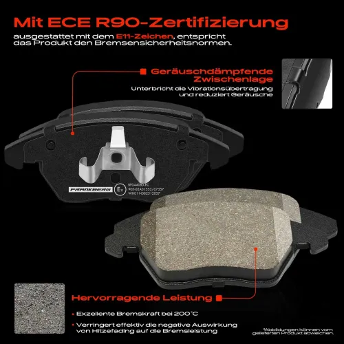 Bremsensatz, Scheibenbremse Vorderachse Frankberg 5481FB0033225 Bild Bremsensatz, Scheibenbremse Vorderachse Frankberg 5481FB0033225