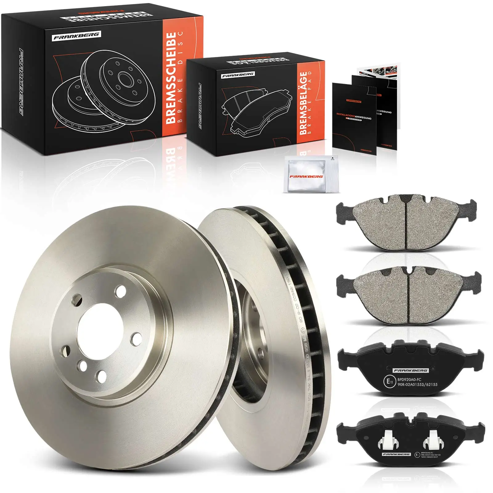 Bremsensatz, Scheibenbremse Vorderachse Frankberg 5481FB0033229
