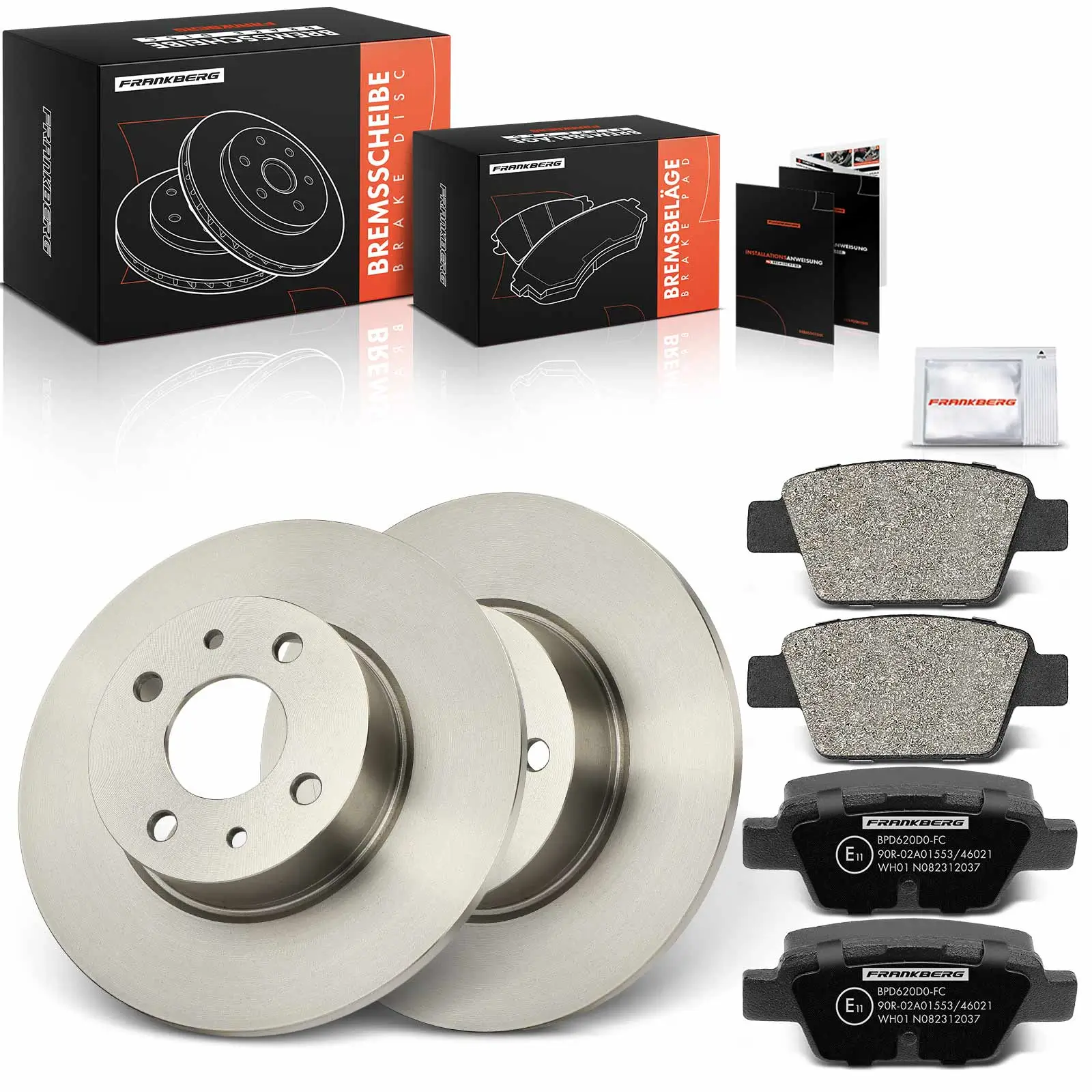 Bremsensatz, Scheibenbremse Hinterachse Frankberg 5481FB0033230