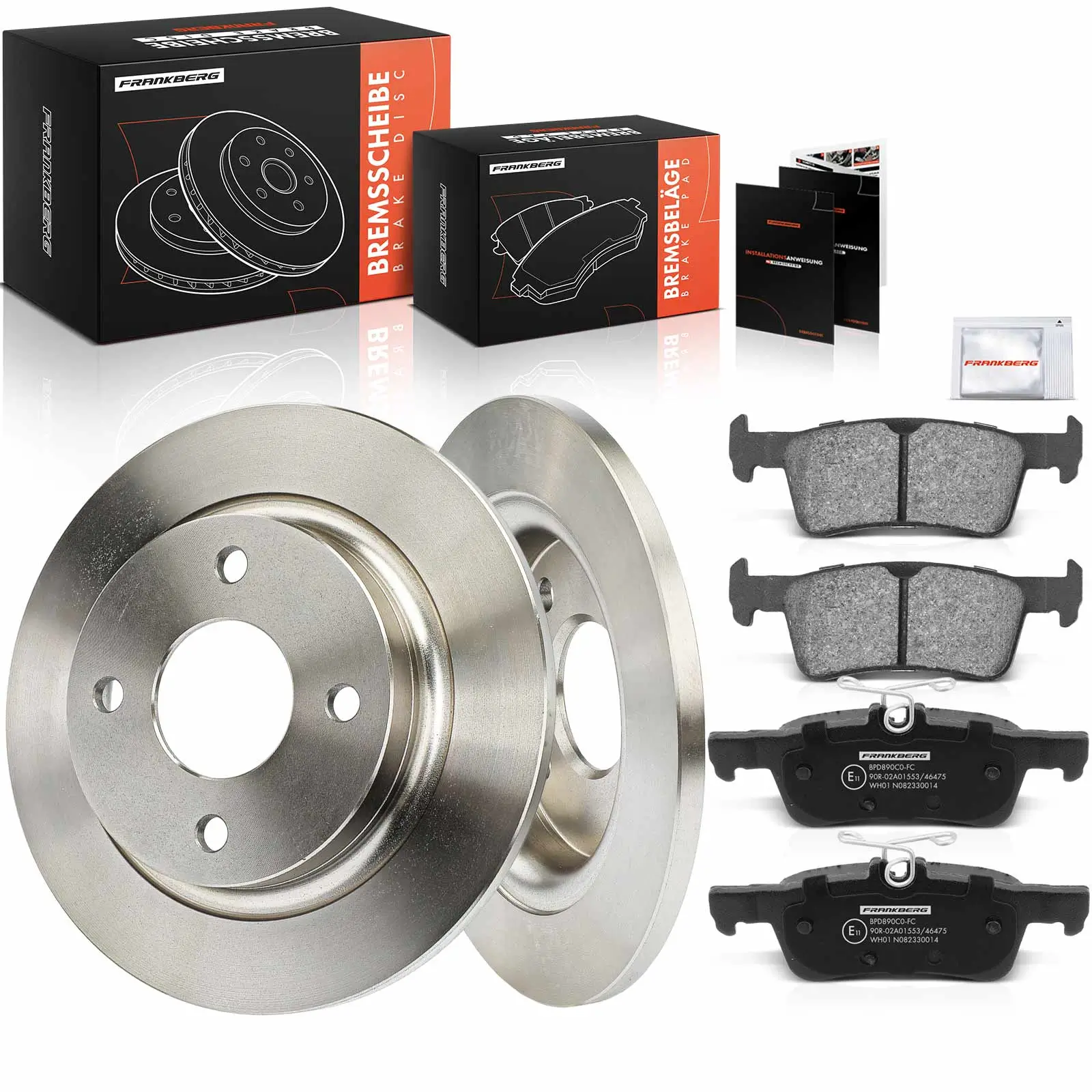 Bremsensatz, Scheibenbremse Hinterachse Frankberg 5481FB0033242