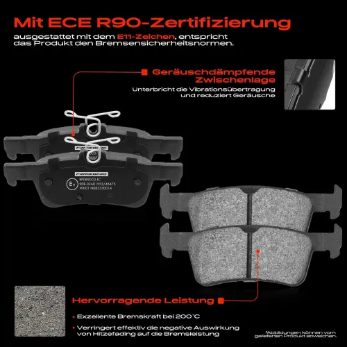Bremsensatz, Scheibenbremse Hinterachse Frankberg 5481FB0033242 Bild Bremsensatz, Scheibenbremse Hinterachse Frankberg 5481FB0033242