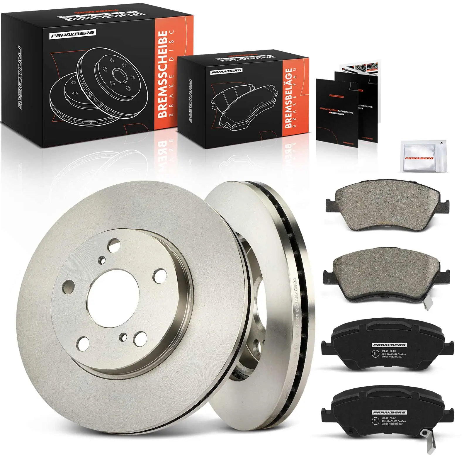 Bremsensatz, Scheibenbremse Vorderachse Frankberg 5481FB0033249