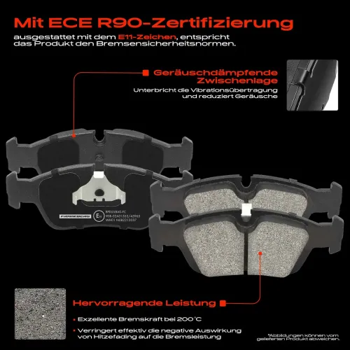 Bremsensatz, Scheibenbremse Vorderachse Frankberg 5481FB0033255 Bild Bremsensatz, Scheibenbremse Vorderachse Frankberg 5481FB0033255