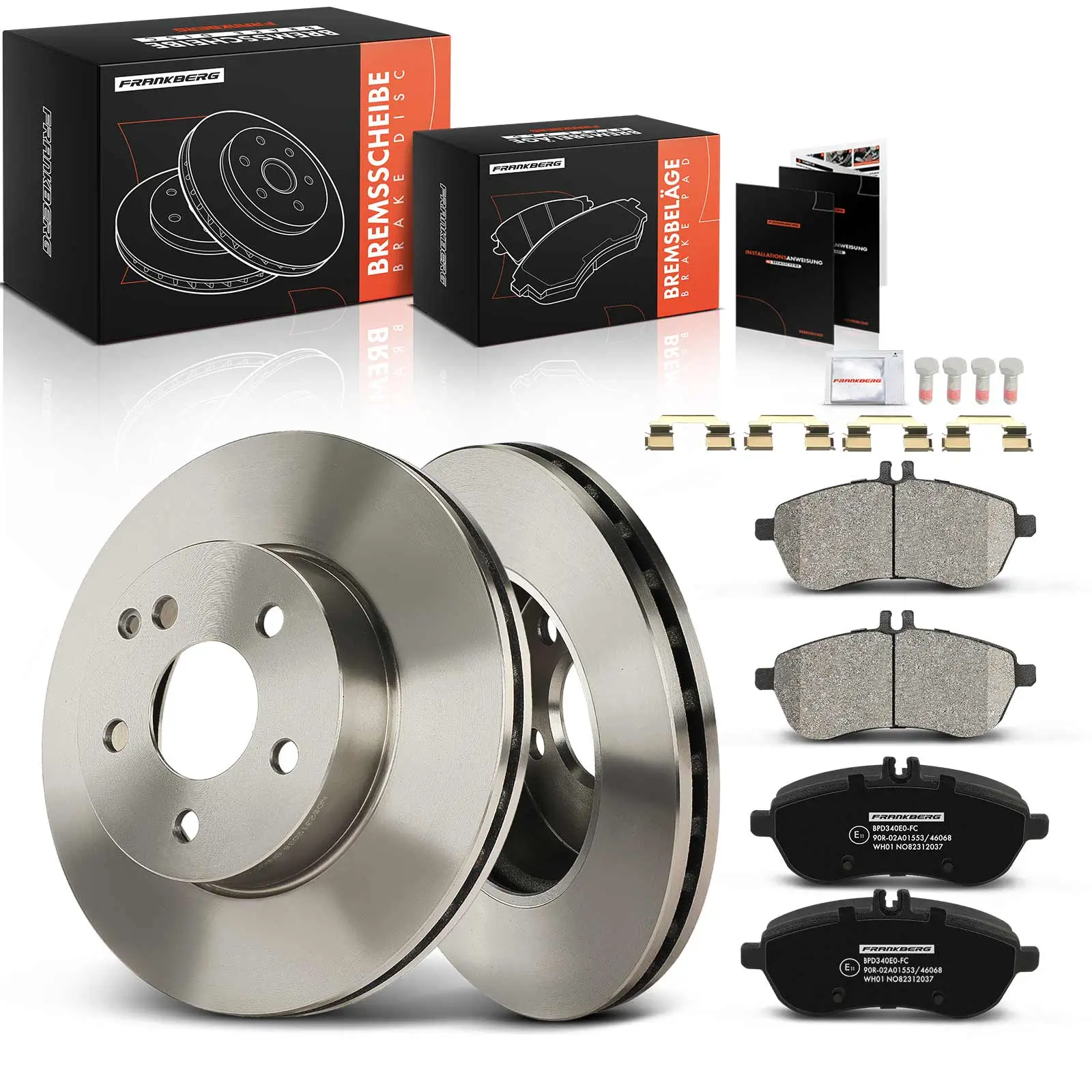 Bremsensatz, Scheibenbremse Vorderachse Frankberg 5481FB0033259