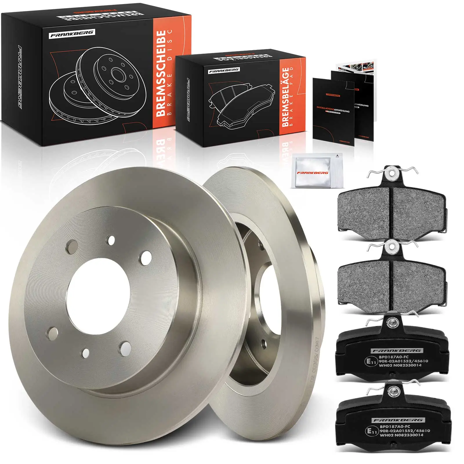 Bremsensatz, Scheibenbremse Hinterachse Frankberg 5481FB0033262