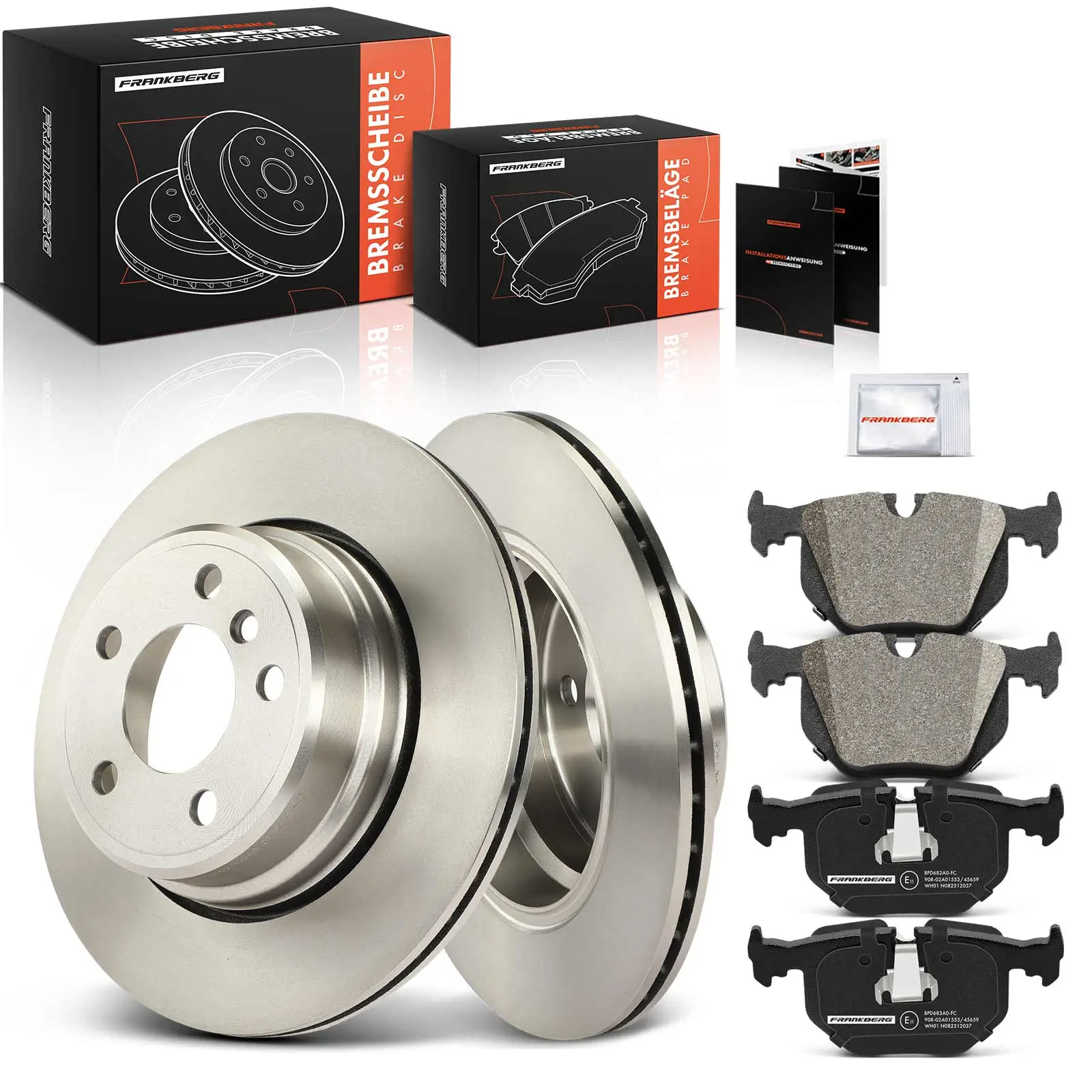 Bremsensatz, Scheibenbremse Hinterachse Frankberg 5481FB0033264