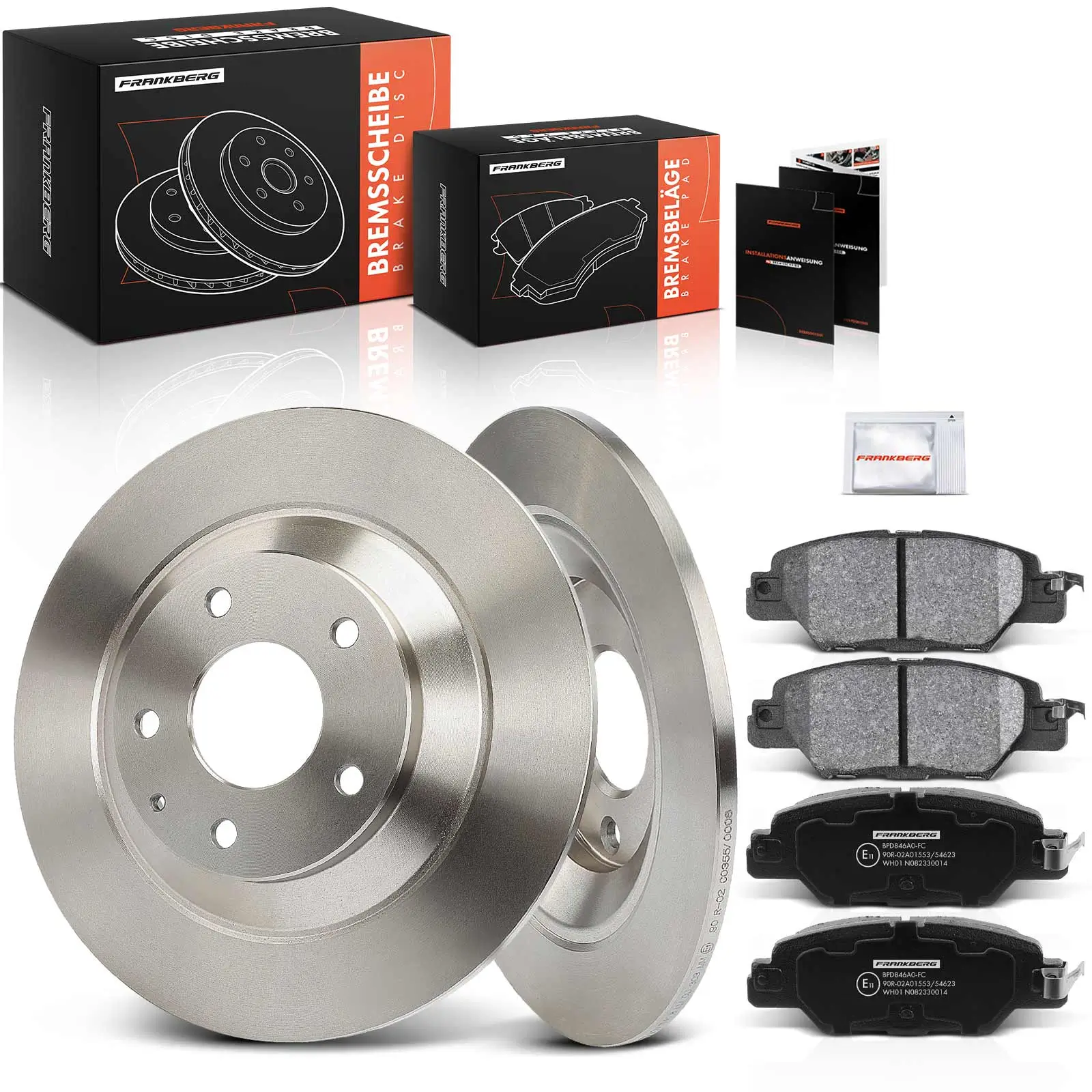 Bremsensatz, Scheibenbremse Hinterachse Frankberg 5481FB0033272