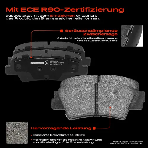 Bremsensatz, Scheibenbremse Hinterachse Frankberg 5481FB0033274 Bild Bremsensatz, Scheibenbremse Hinterachse Frankberg 5481FB0033274