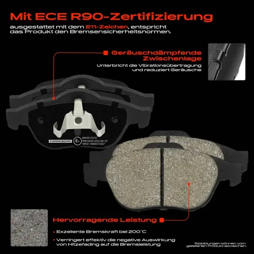 Bremsensatz, Scheibenbremse Vorderachse Frankberg 5481FB0033279 Bild Bremsensatz, Scheibenbremse Vorderachse Frankberg 5481FB0033279