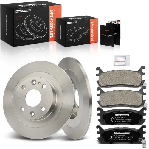 Bremsensatz, Scheibenbremse Hinterachse Frankberg 5481FB0033281 Bild Bremsensatz, Scheibenbremse Hinterachse Frankberg 5481FB0033281