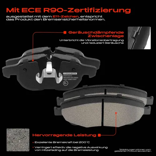 Bremsensatz, Scheibenbremse Vorderachse Frankberg 5481FB0033292 Bild Bremsensatz, Scheibenbremse Vorderachse Frankberg 5481FB0033292