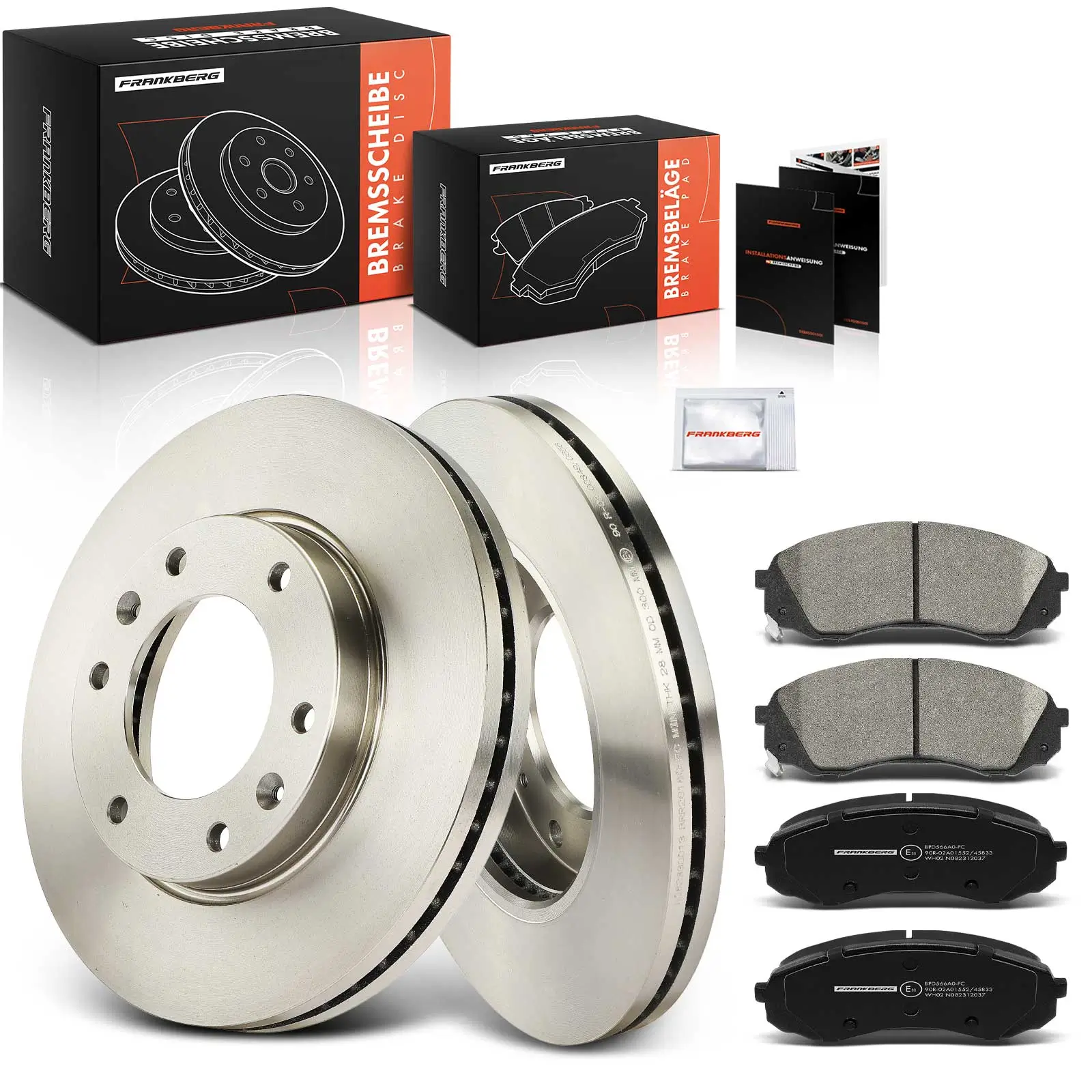 Bremsensatz, Scheibenbremse Vorderachse Frankberg 5481FB0033296