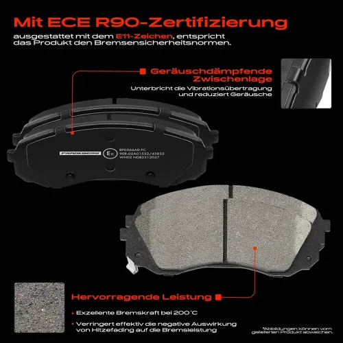 Bremsensatz, Scheibenbremse Vorderachse Frankberg 5481FB0033296 Bild Bremsensatz, Scheibenbremse Vorderachse Frankberg 5481FB0033296