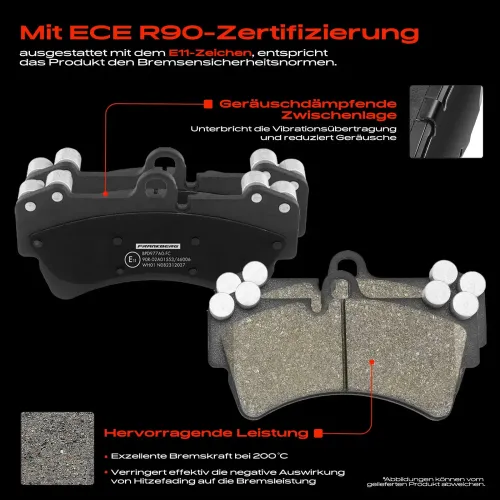 Bremsensatz, Scheibenbremse Vorderachse Frankberg 5481FB0033297 Bild Bremsensatz, Scheibenbremse Vorderachse Frankberg 5481FB0033297