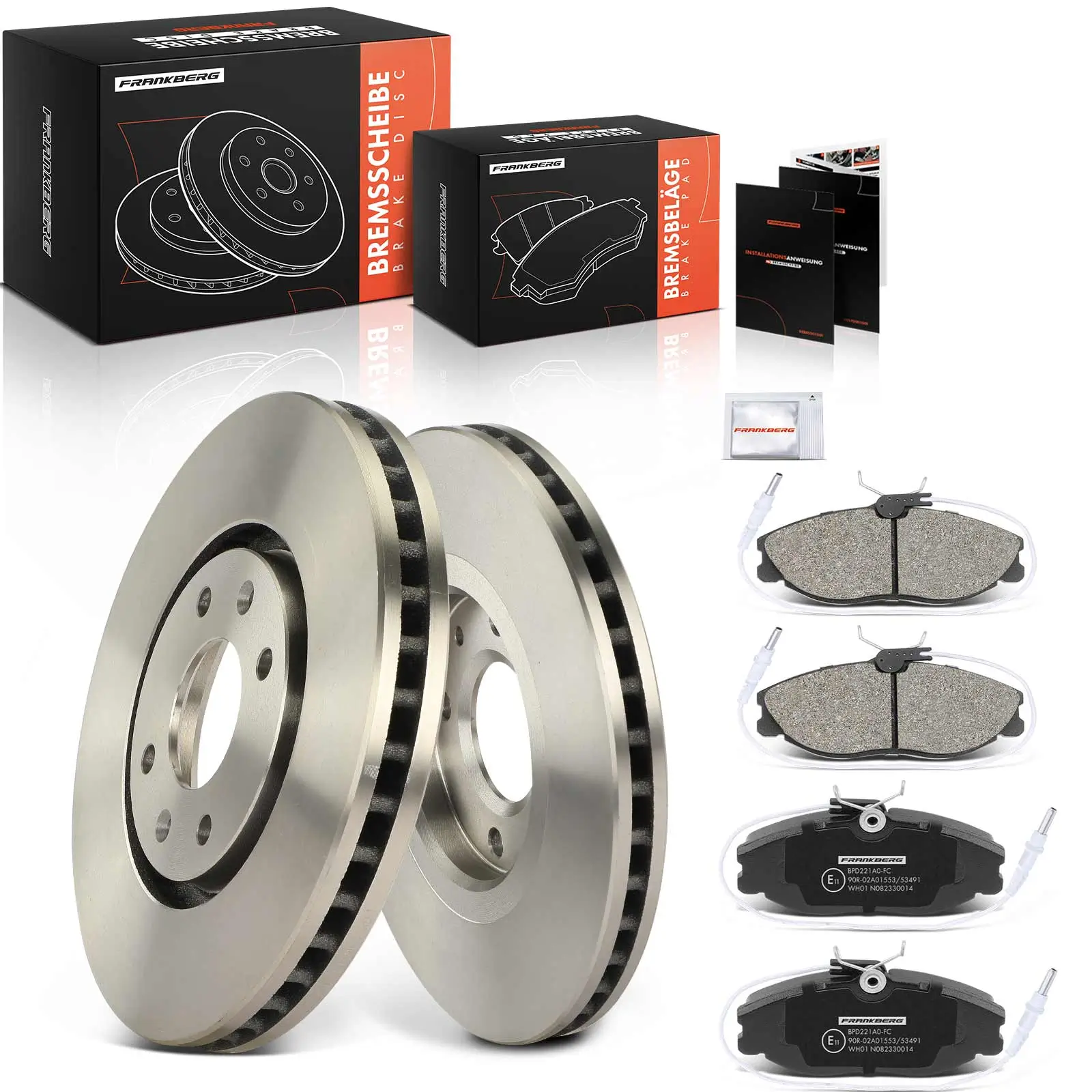 Bremsensatz, Scheibenbremse Vorderachse Frankberg 5481FB0033311