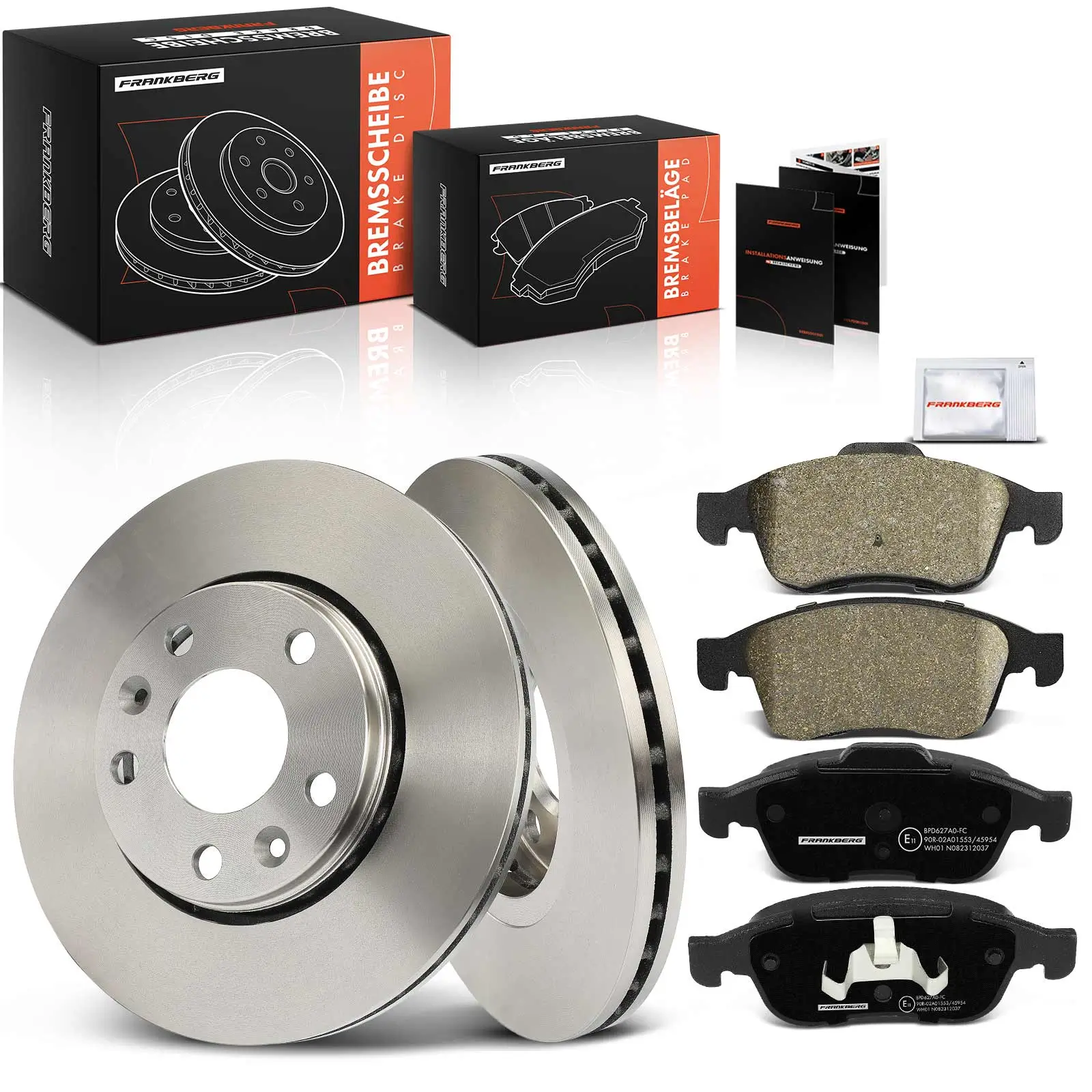 Bremsensatz, Scheibenbremse Vorderachse Frankberg 5481FB0033320